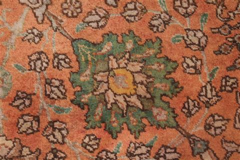 Tabriz Purple Hand Knotted 910 X 130 Area Rug 400-17153 Image 17
