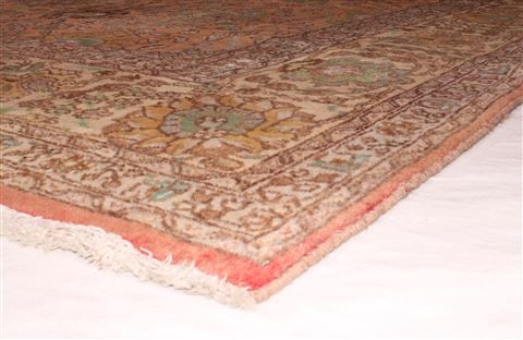 Tabriz Purple Hand Knotted 910 X 130 Area Rug 400-17153 Image 19