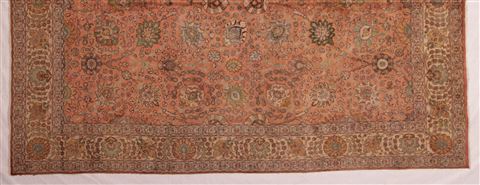 Tabriz Purple Hand Knotted 910 X 130 Area Rug 400-17153 Image 6