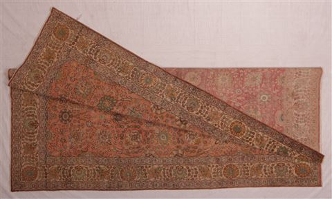 Tabriz Purple Hand Knotted 910 X 130 Area Rug 400-17153 Image 7