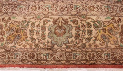 Tabriz Purple Hand Knotted 910 X 130 Area Rug 400-17153 Image 8