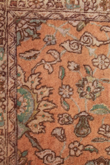Tabriz Purple Hand Knotted 910 X 130 Area Rug 400-17153 Image 9