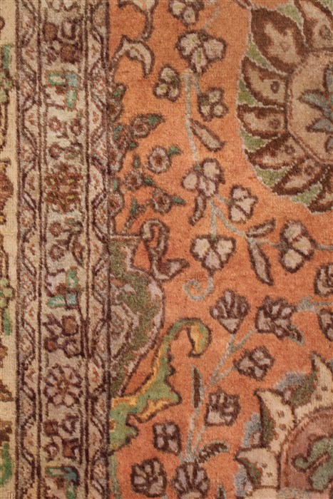 Tabriz Purple Hand Knotted 910 X 130 Area Rug 400-17153 Image 12