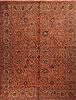 Tabriz Purple Hand Knotted 910 X 130 Area Rug 400-17153 Thumb 0