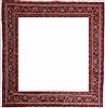 Mahal Red Square Hand Knotted 105 X 107  Area Rug 400-17154 Thumb 15