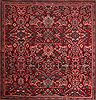 Mahal Red Square Hand Knotted 105 X 107  Area Rug 400-17154 Thumb 1