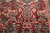 Mahal Red Square Hand Knotted 105 X 107  Area Rug 400-17154 Thumb 9