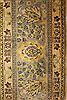 Tabriz Beige Square Hand Knotted 98 X 910  Area Rug 400-17157 Thumb 4