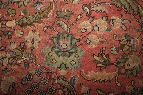 Tabriz Purple Square Hand Knotted 98 X 1010 Area Rug 400-17158 Image 11