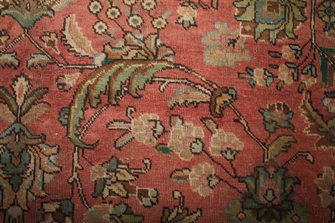 Tabriz Purple Square Hand Knotted 98 X 1010 Area Rug 400-17158 Image 13