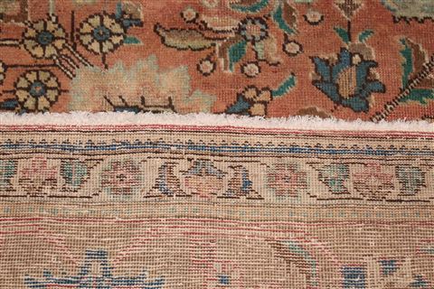 Tabriz Purple Square Hand Knotted 98 X 1010 Area Rug 400-17158 Image 16