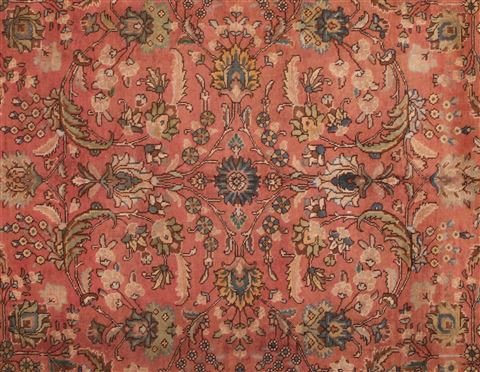 Tabriz Purple Square Hand Knotted 98 X 1010 Area Rug 400-17158 Image 19