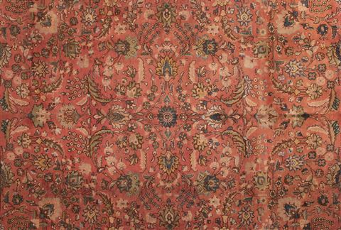 Tabriz Purple Square Hand Knotted 98 X 1010 Area Rug 400-17158 Image 20
