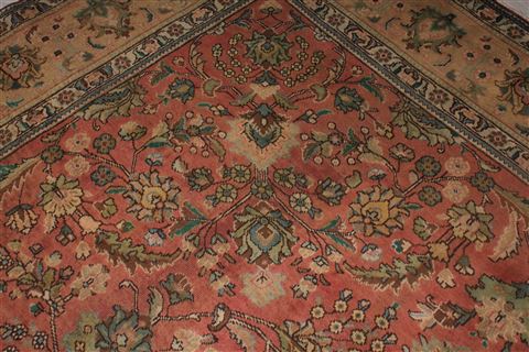 Tabriz Purple Square Hand Knotted 98 X 1010 Area Rug 400-17158 Image 7