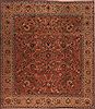 Tabriz Purple Square Hand Knotted 98 X 1010 Area Rug 400-17158 Thumb 0