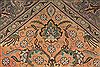 Tabriz Orange Square Hand Knotted 97 X 114 Area Rug 400-17159 Thumb 10