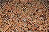 Tabriz Orange Square Hand Knotted 97 X 114 Area Rug 400-17159 Thumb 11