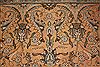 Tabriz Orange Square Hand Knotted 97 X 114  Area Rug 400-17159 Thumb 12