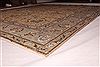 Tabriz Orange Square Hand Knotted 97 X 114  Area Rug 400-17159 Thumb 15