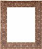 Tabriz Orange Square Hand Knotted 97 X 114 Area Rug 400-17159 Thumb 2