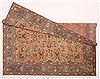 Tabriz Orange Square Hand Knotted 97 X 114 Area Rug 400-17159 Thumb 5