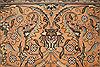 Tabriz Orange Square Hand Knotted 97 X 114  Area Rug 400-17159 Thumb 7