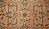 Tabriz Orange Square Hand Knotted 97 X 114 Area Rug 400-17159 Thumb 9