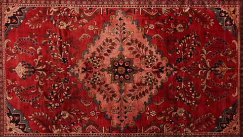Mahal Red Hand Knotted 102 X 135 Area Rug 400-17164 Image 19