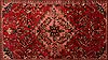 Mahal Red Hand Knotted 102 X 135  Area Rug 400-17164 Thumb 19