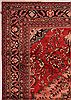 Mahal Red Hand Knotted 102 X 135  Area Rug 400-17164 Thumb 21