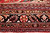 Mahal Red Hand Knotted 102 X 135  Area Rug 400-17164 Thumb 7