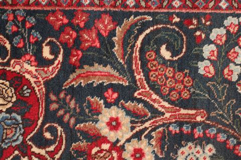Khoy Black Hand Knotted 102 X 135 Area Rug 400-17165 Image 13