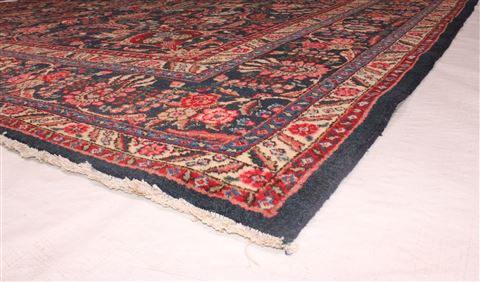 Khoy Black Hand Knotted 102 X 135 Area Rug 400-17165 Image 17