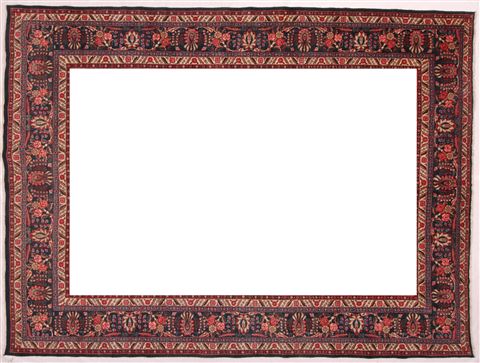 Khoy Black Hand Knotted 102 X 135 Area Rug 400-17165 Image 21