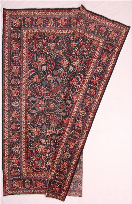Khoy Black Hand Knotted 102 X 135 Area Rug 400-17165 Image 6