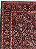 Khoy Black Hand Knotted 102 X 135 Area Rug 400-17165 Thumb 1