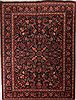 Khoy Black Hand Knotted 102 X 135 Area Rug 400-17165 Thumb 0