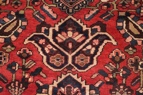 Bakhtiar Red Hand Knotted 1010 X 133 Area Rug 400-17166 Image 9