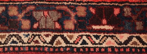 Bakhtiar Red Hand Knotted 1010 X 133 Area Rug 400-17166 Image 13