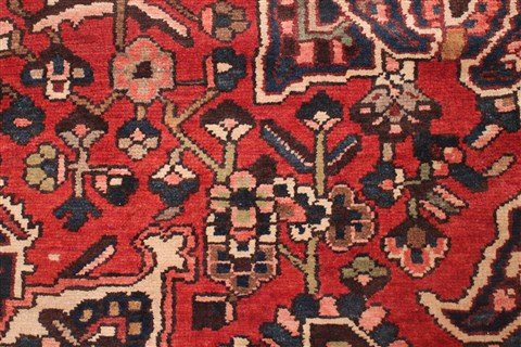 Bakhtiar Red Hand Knotted 1010 X 133 Area Rug 400-17166 Image 15