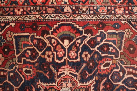 Bakhtiar Red Hand Knotted 1010 X 133 Area Rug 400-17166 Image 18