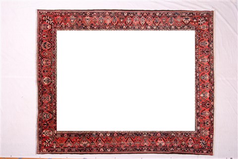 Bakhtiar Red Hand Knotted 1010 X 133 Area Rug 400-17166 Image 4
