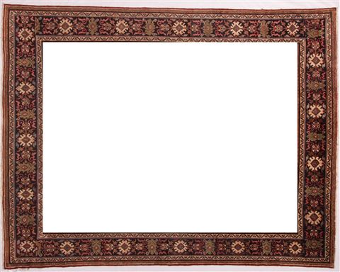 Moshk Abad Red Hand Knotted 107 X 138 Area Rug 400-17167 Image 3