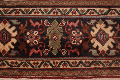 Moshk Abad Red Hand Knotted 107 X 138 Area Rug 400-17167 Image 5