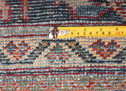 Moshk Abad Red Hand Knotted 107 X 138 Area Rug 400-17167 Image 9