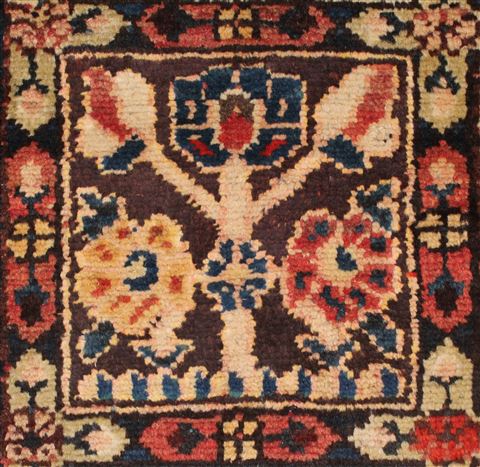 Bakhtiar Brown Hand Knotted 105 X 131 Area Rug 400-17170 Image 13
