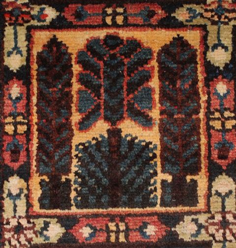 Bakhtiar Brown Hand Knotted 105 X 131 Area Rug 400-17170 Image 16