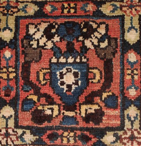 Bakhtiar Brown Hand Knotted 105 X 131 Area Rug 400-17170 Image 17