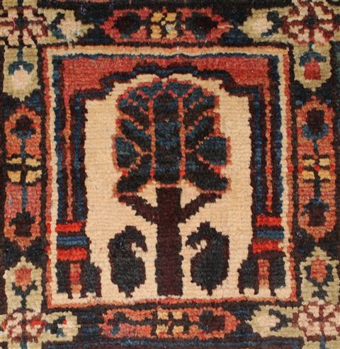 Bakhtiar Brown Hand Knotted 105 X 131 Area Rug 400-17170 Image 18