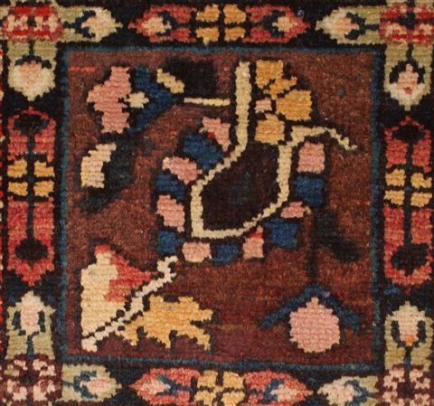Bakhtiar Brown Hand Knotted 105 X 131 Area Rug 400-17170 Image 24